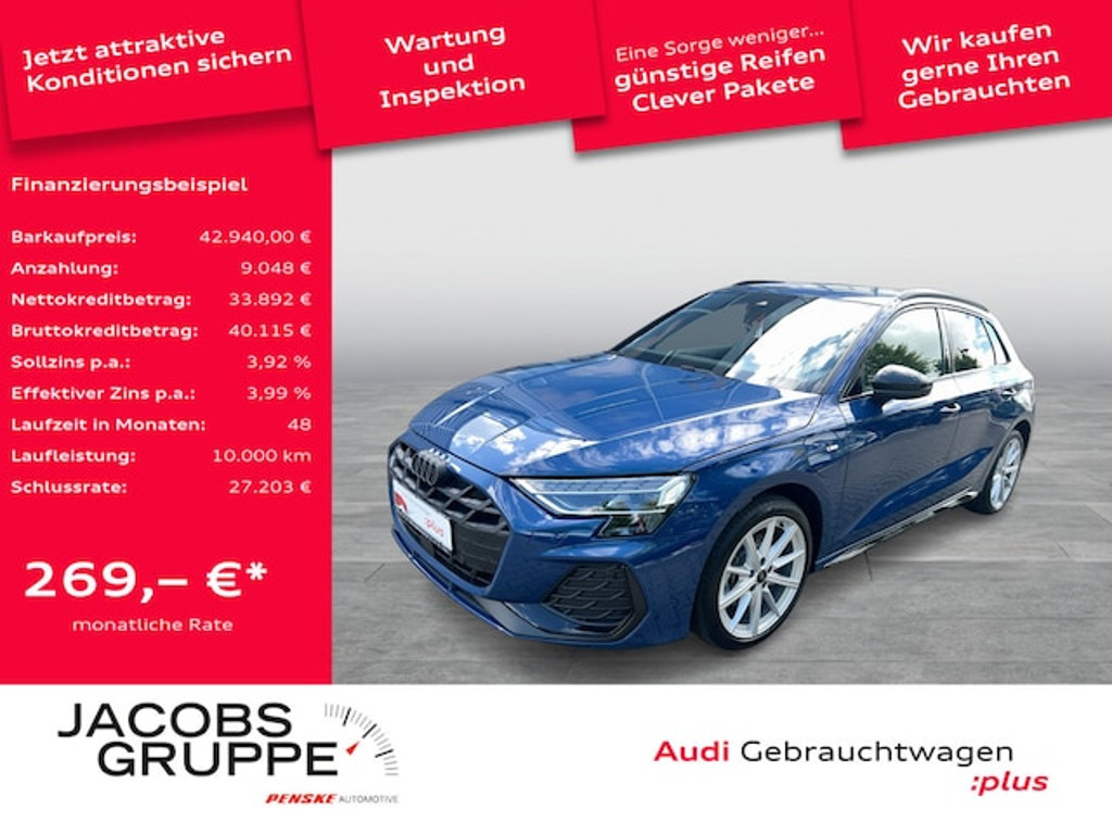 Audi A3 Sportback S-Line S-Tronic Hybride 40 TFSI