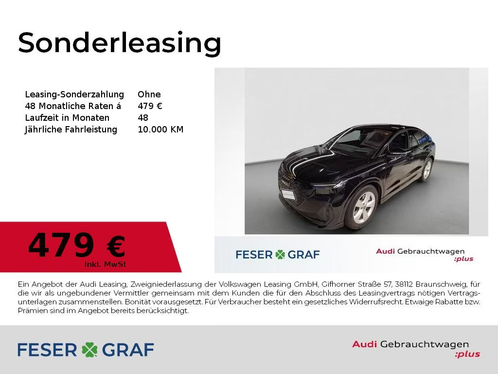 Audi Q4 e-tron Sportback Quattro S-Line