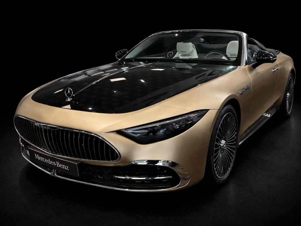 Mercedes-Benz SL-Klasse SL 680 MAYBACH GOLD-MAGNO*LEDER-WEIß*VOLL