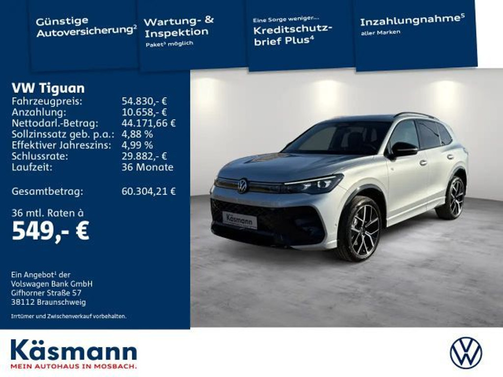 Volkswagen Tiguan R-Line 2.0 TDI