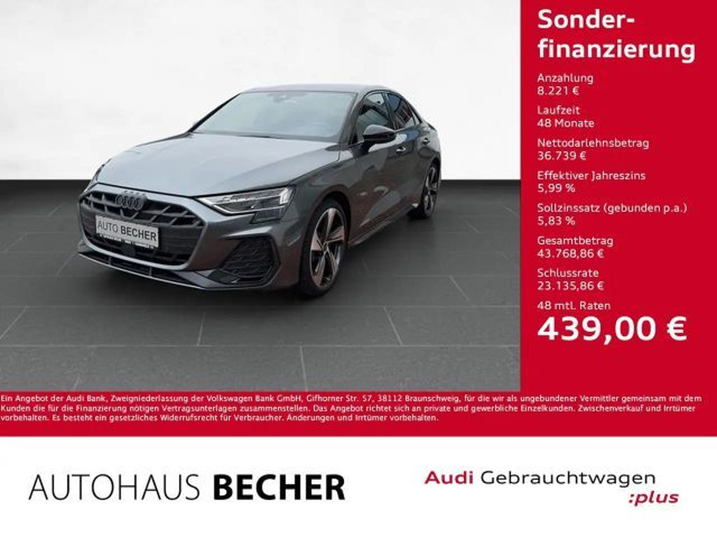 Audi A3 Sedan S-Line S-Tronic 35 TFSI