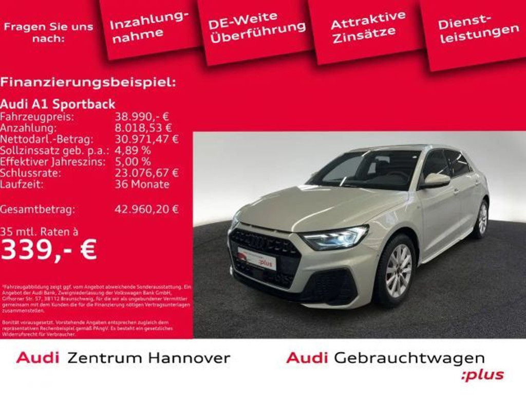 Audi A1 S-Line S-Tronic 40 TFSI