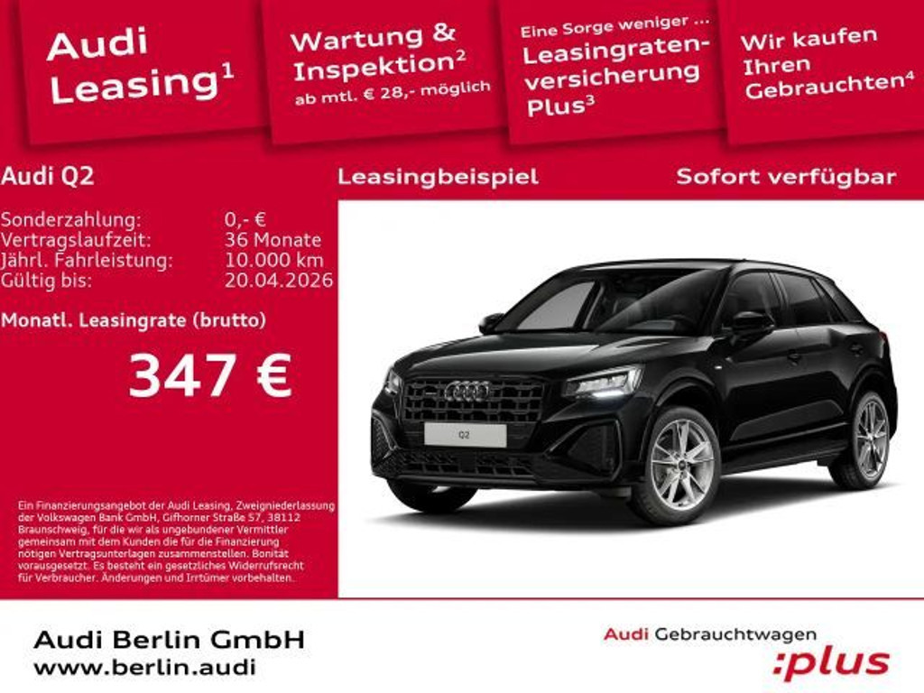 Audi Q2 Quattro S-Line 40 TFSI