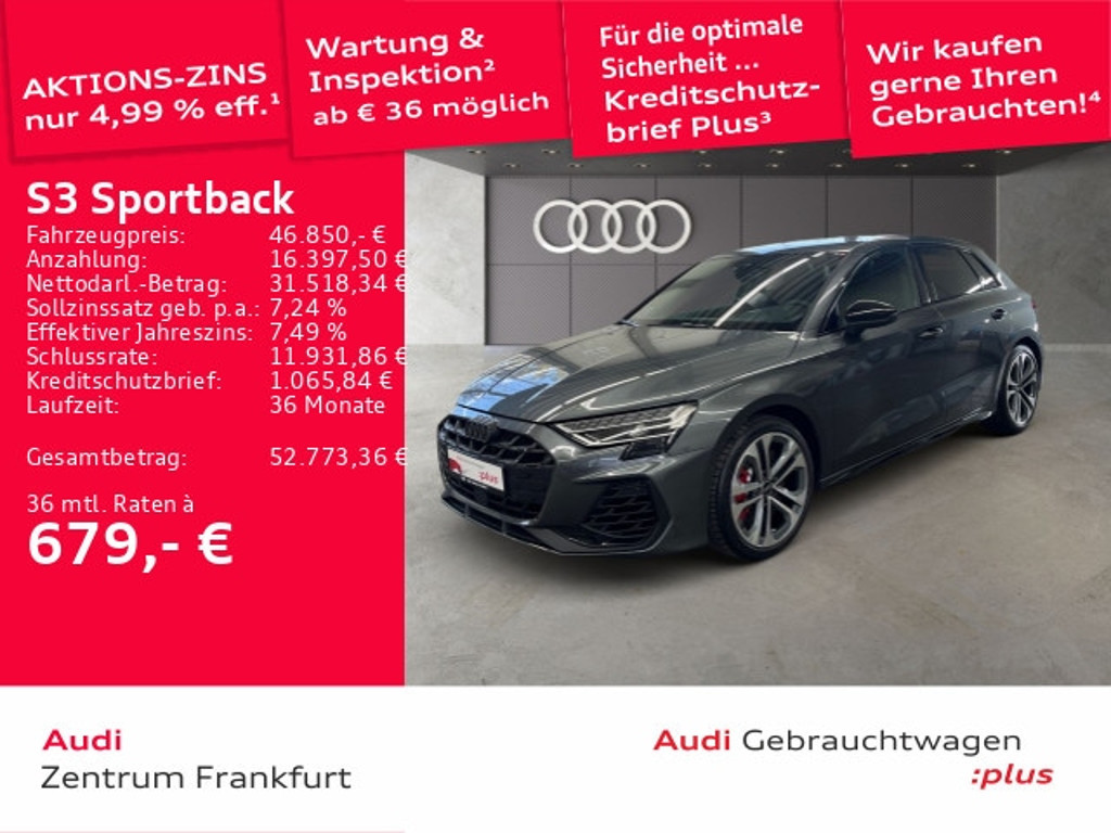 Audi S3 Sportback Quattro S-Tronic