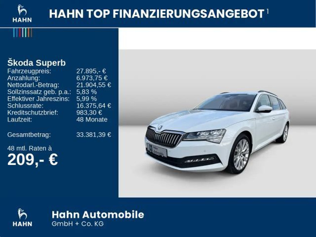 Skoda Superb Ambition Combi 2.0 TDI