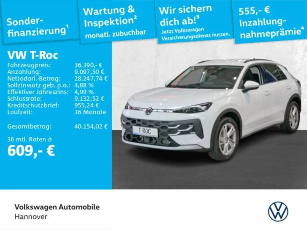 Volkswagen T-Roc DSG Life 1.5 eTSI