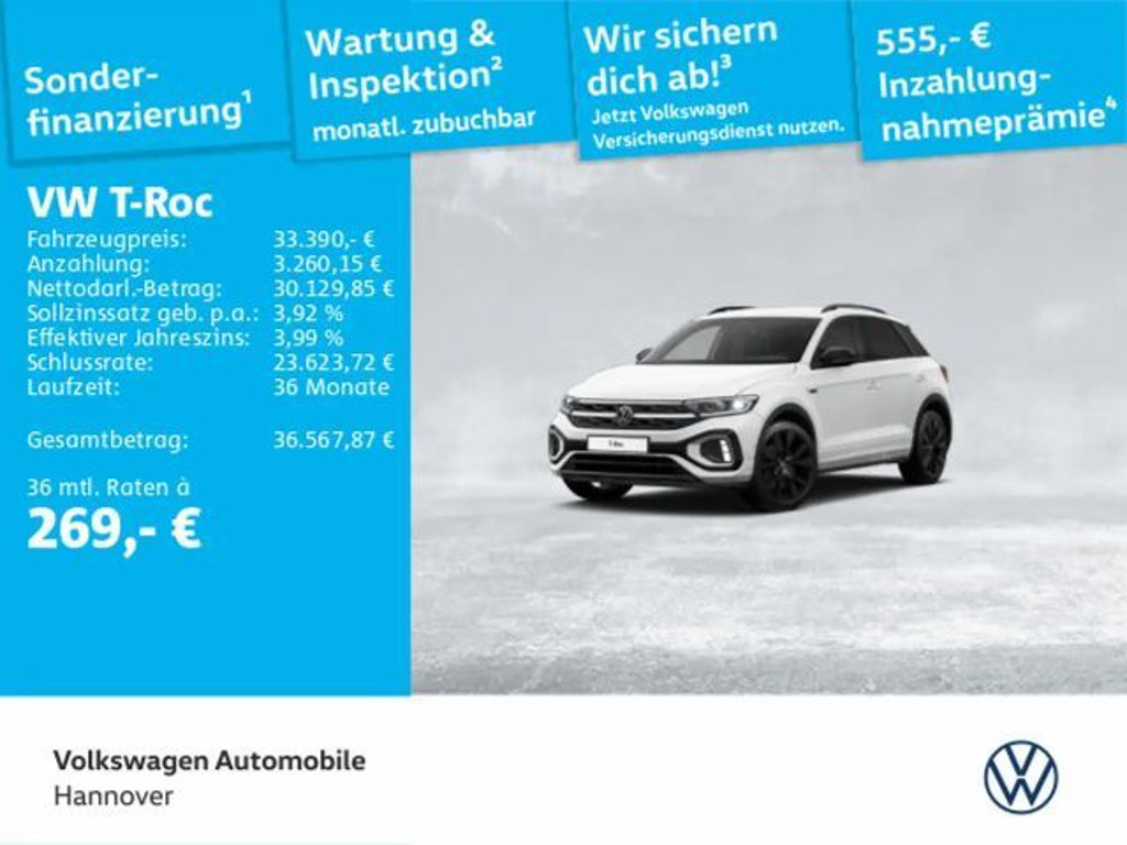 Volkswagen T-Roc 4Motion DSG R-Line IQ.Drive 2.0 TSI