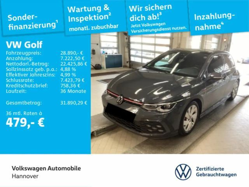 Volkswagen Golf DSG GTI Golf VIII 2.0 TSI