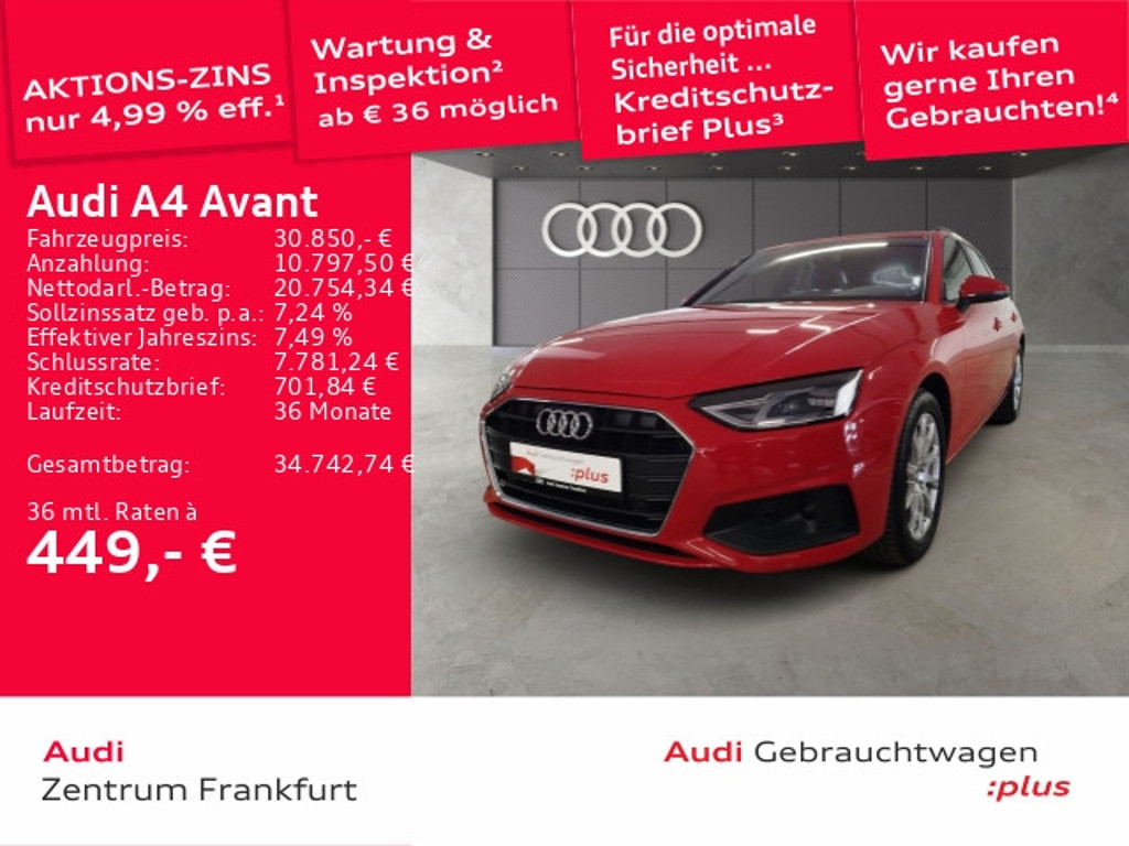 Audi A4 Avant S-Tronic 35 TDI