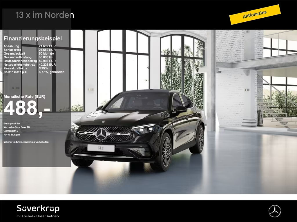 Mercedes-Benz GLC-Klasse GLC 220 4MATIC AMG Line Coupé GLC 220 d
