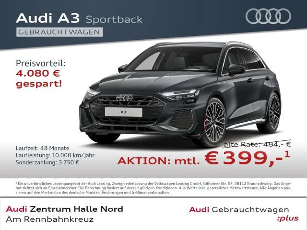 Audi A3 Sportback S-Line S-Tronic 35 TFSI
