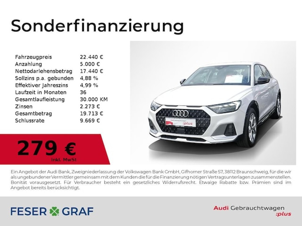 Audi A1 S-Tronic 30 TFSI Allstreet