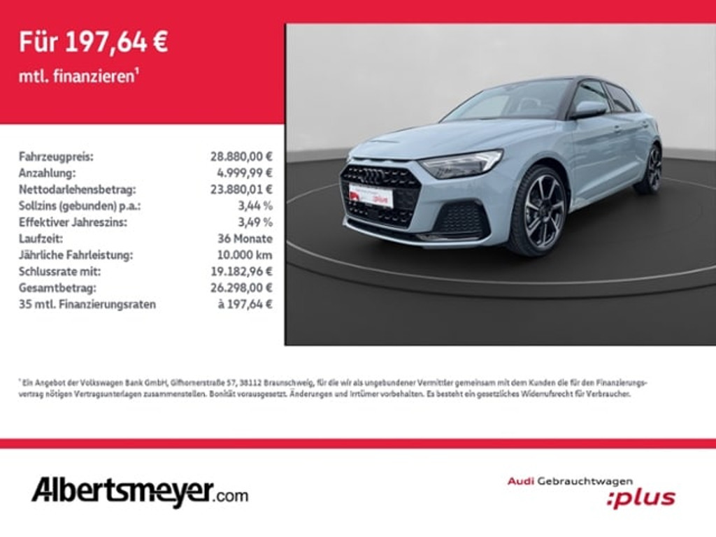 Audi A1 Sportback S-Tronic 30 TFSI