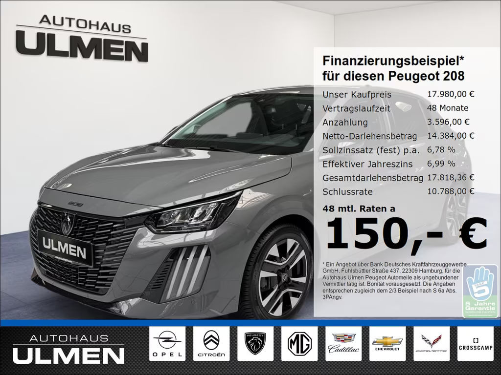 Peugeot 208 Allure Pack