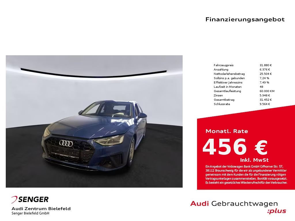 Audi A4 Sedan S-Line 35 TFSI