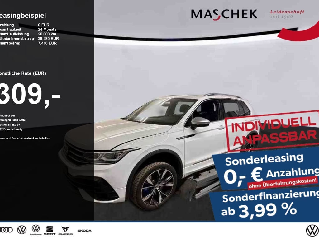 Volkswagen Tiguan R Sonderleasing Pano Leder Sitzh. RearVie