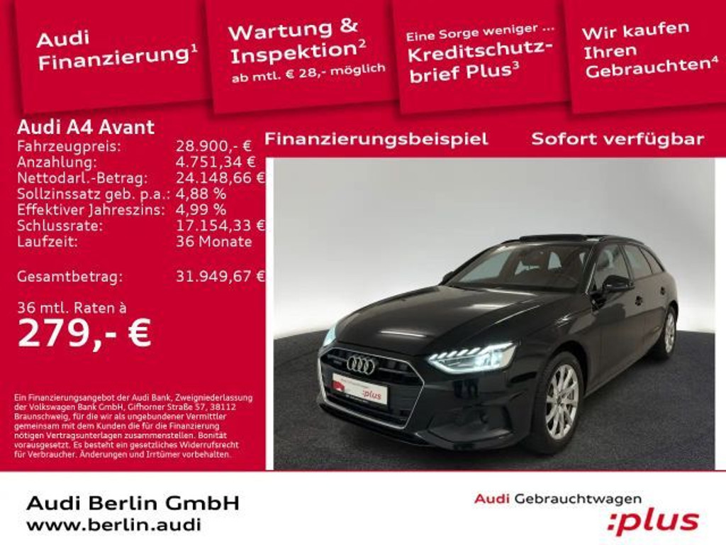 Audi A4 Quattro 45 TFSI