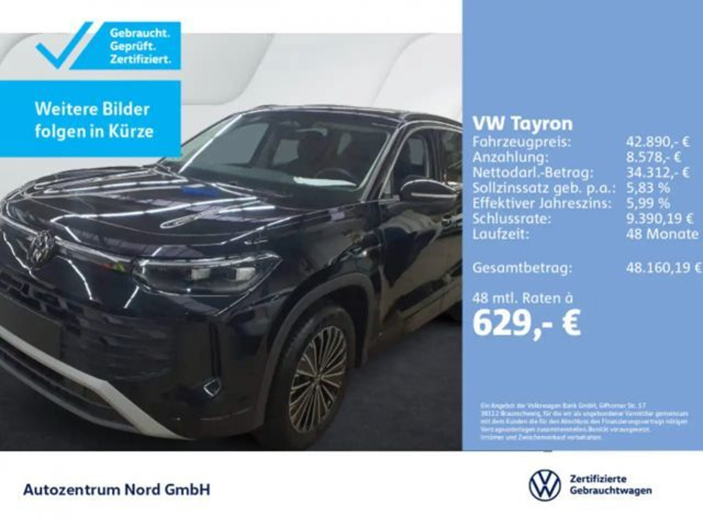 Volkswagen Tayron Life eHybrid 1.5 TSI
