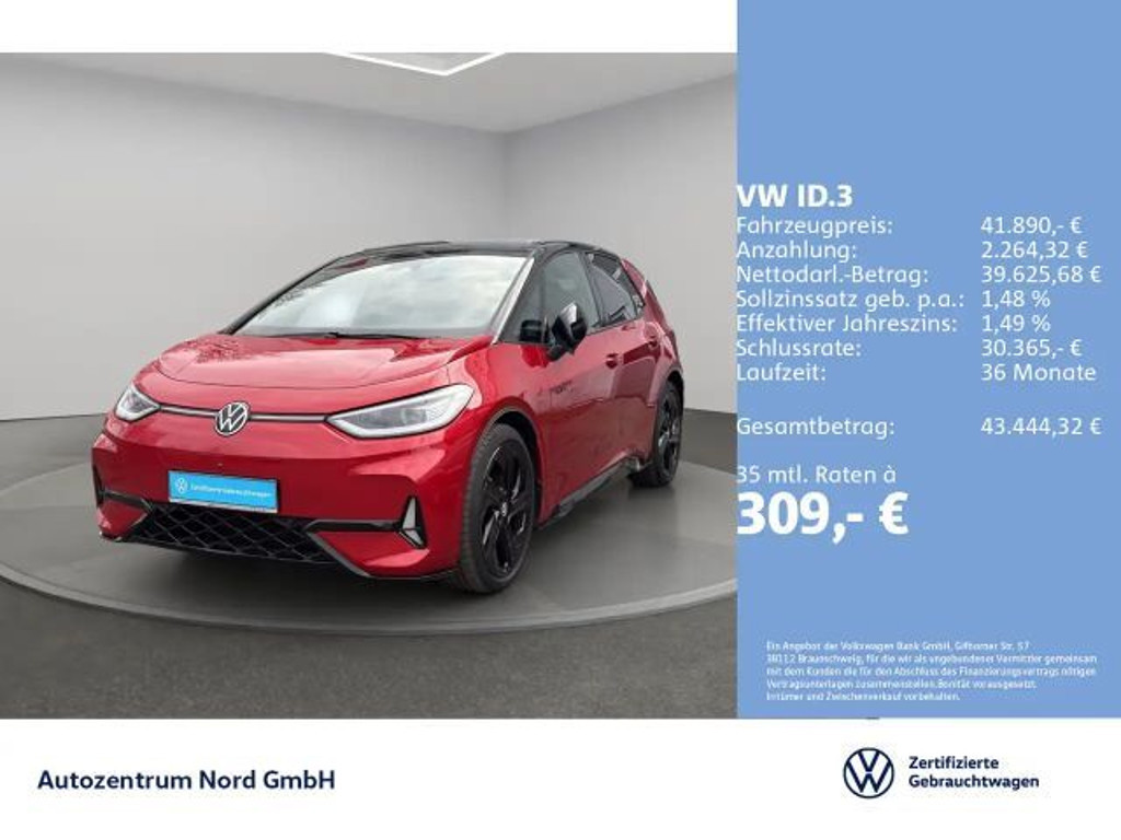 Volkswagen ID.3 Performance GTX