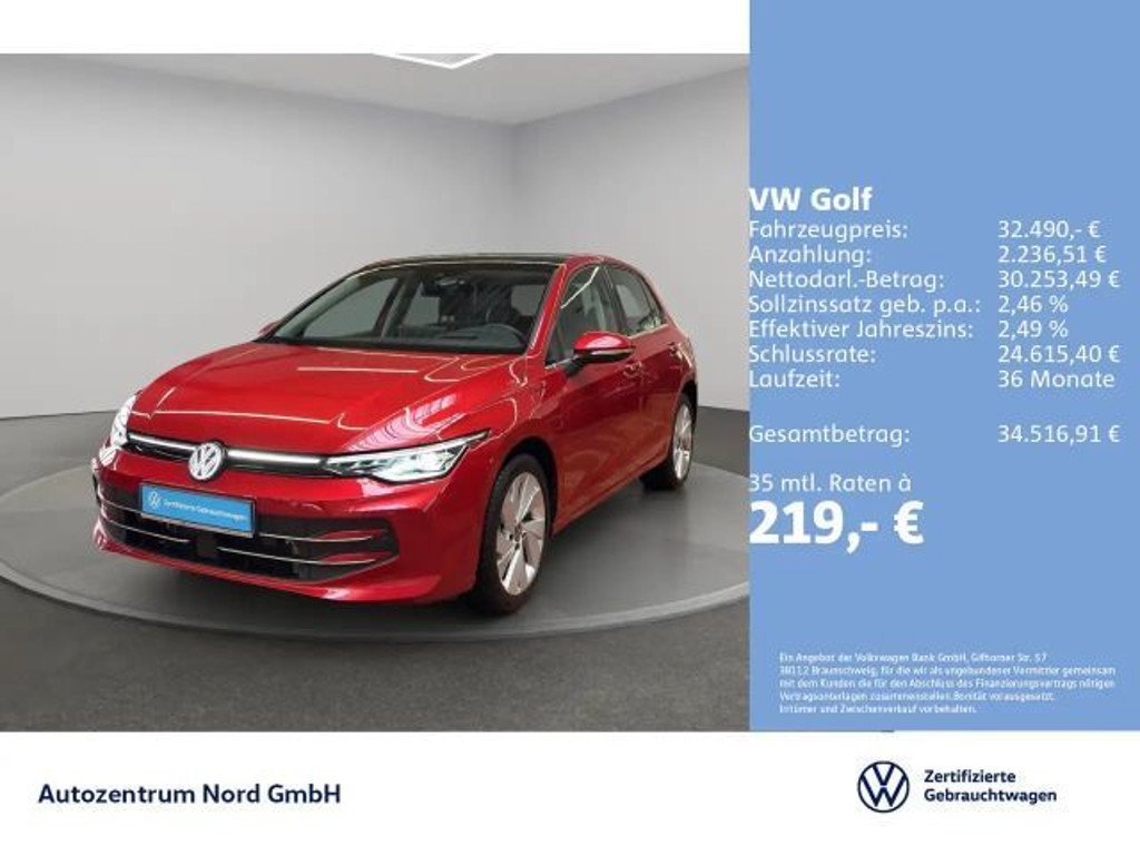 Volkswagen Golf Style eHybrid Golf VIII 1.5 eTSI