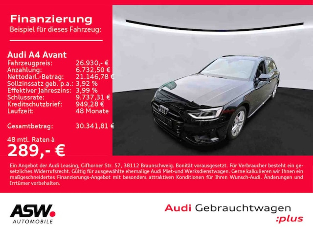 Audi A4 Avant S-Tronic 35 TFSI