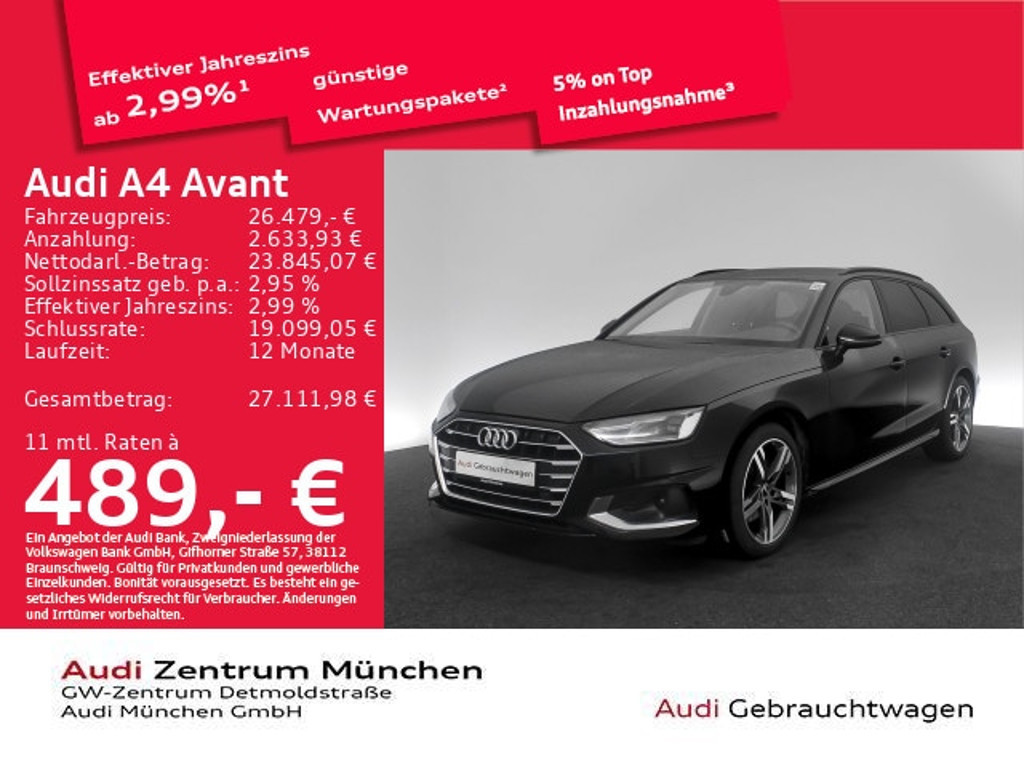 Audi A4 Avant S-Tronic 35 TDI