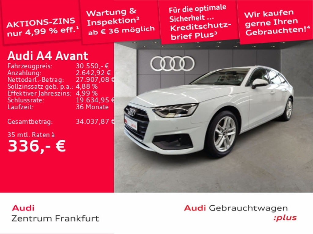 Audi A4 Avant S-Tronic 40 TFSI