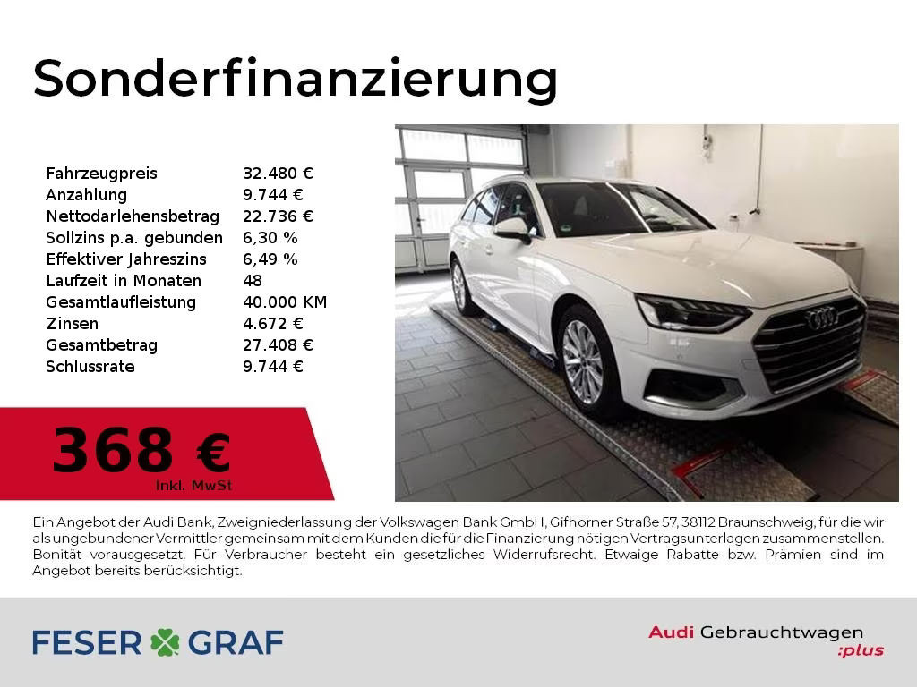 Audi A4 Avant 40 TFSI