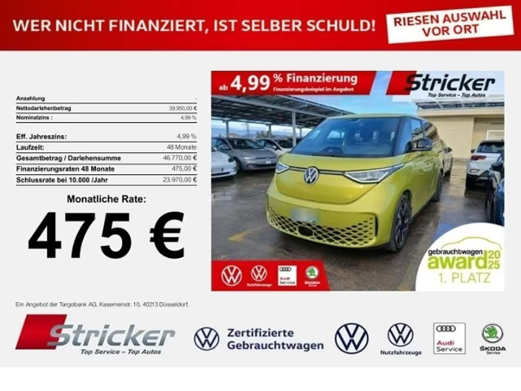 Volkswagen ID.Buzz 77 KWh IQ.Drive Pro 150 kW