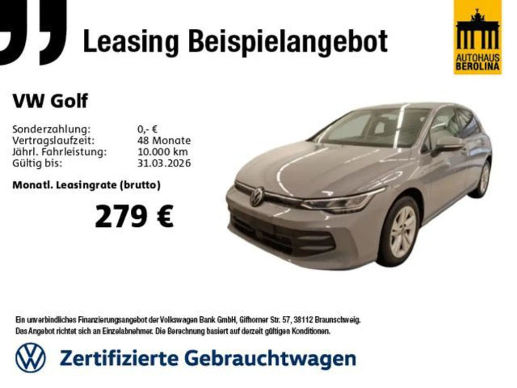 Volkswagen Golf DSG Life Golf VIII 1.5 eTSI