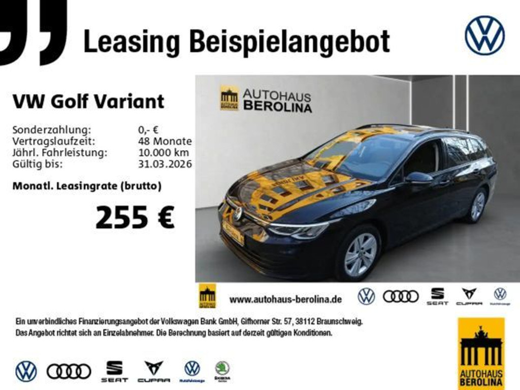 Volkswagen Golf DSG Life Variant Golf VIII 2.0 TDI