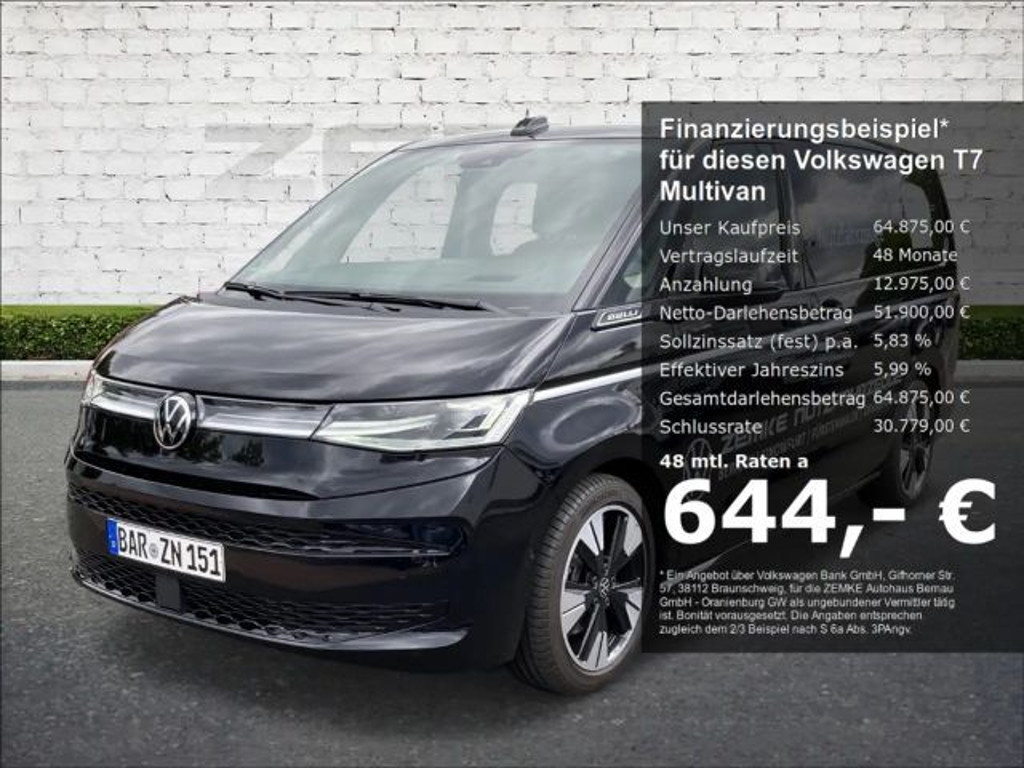 Volkswagen Multivan DSG Style T7