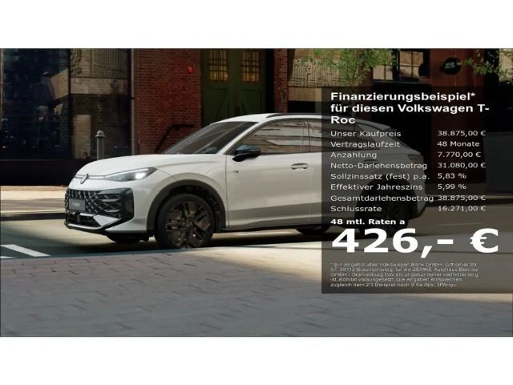 Volkswagen T-Roc DSG R-Line