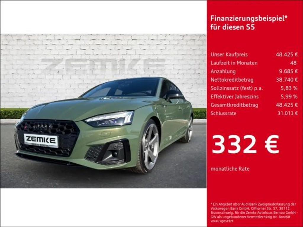 Audi S5 Sportback Quattro 3.0 TDI