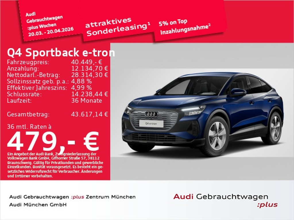 Audi Q4 e-tron Sportback