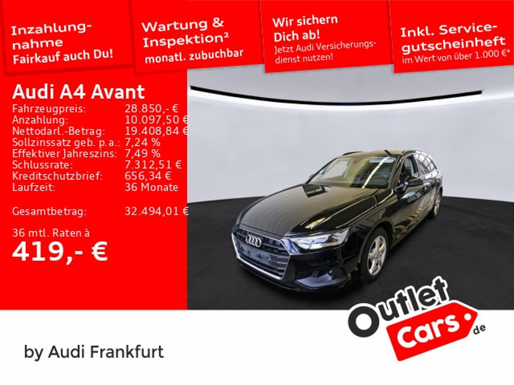 Audi A4 Avant S-Tronic 40 TDI