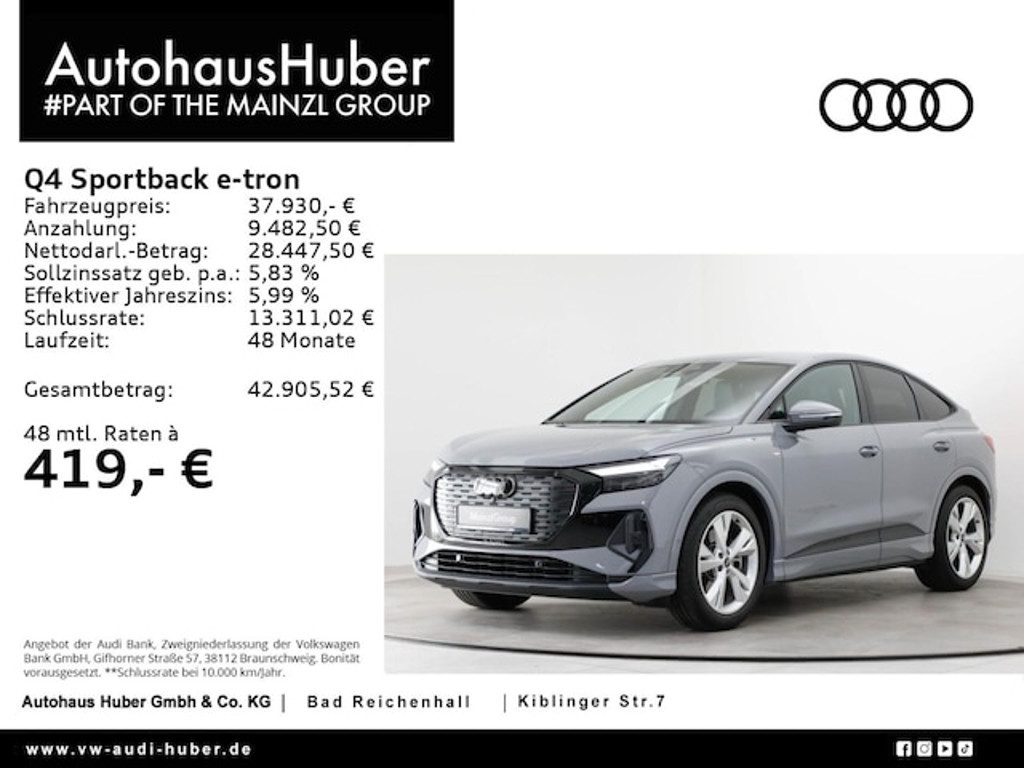Audi Q4 e-tron Sportback 40
