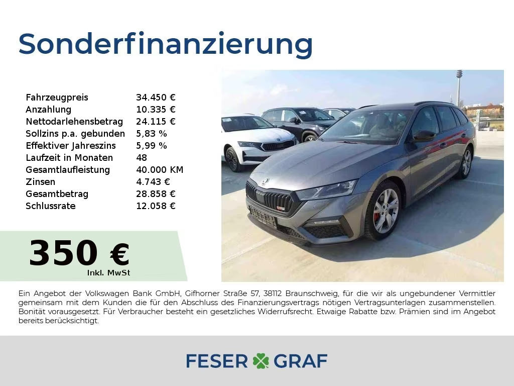 Skoda Octavia Combi RS 2.0 TDI