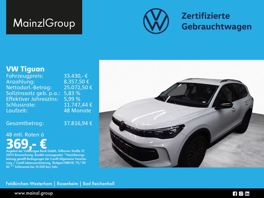 Volkswagen Tiguan DSG 1.5 eTSI
