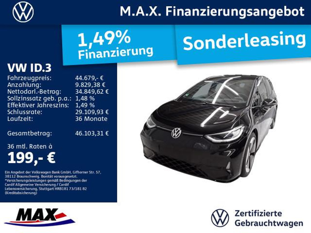 Volkswagen ID.3 Performance IQ.Drive GTX