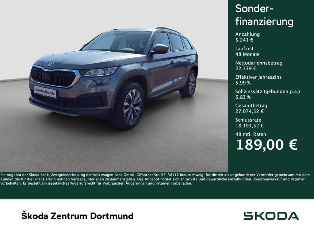 Skoda Kodiaq 2.0 AHK ACC LM18 NAVI CARPLAY SITZHEIZUNG