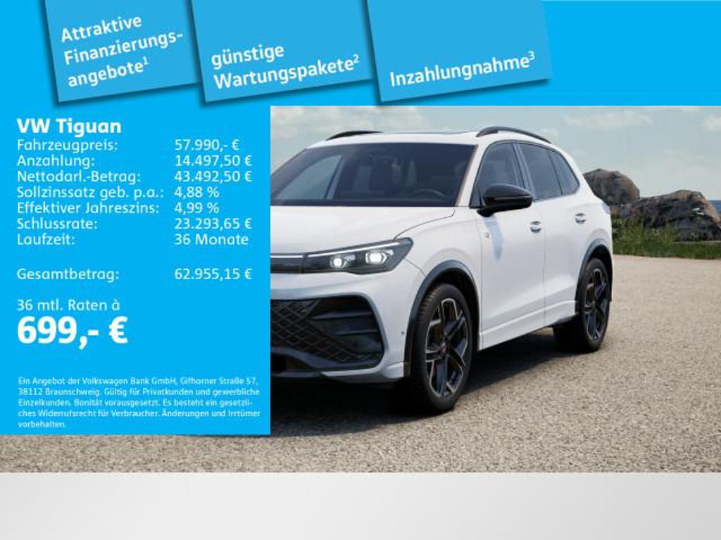 Volkswagen Tiguan R-Line 2.0 TDI