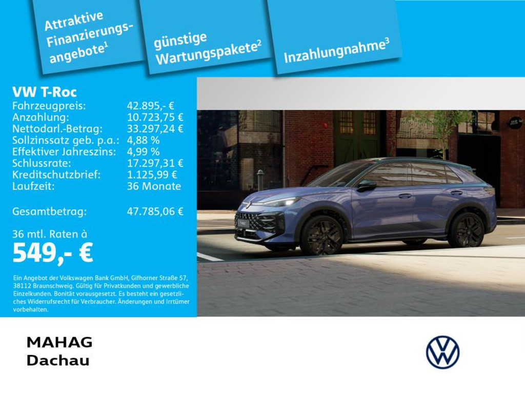 Volkswagen T-Roc R-Line IQ.Drive 1.5 eTSI