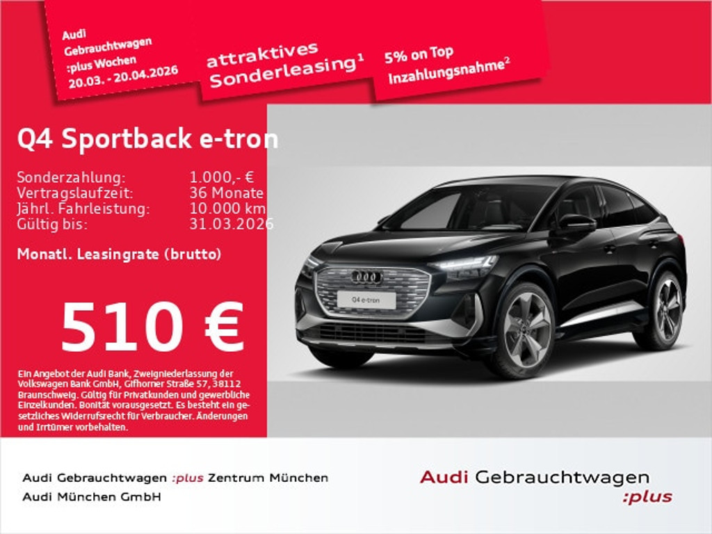 Audi Q4 e-tron Sportback Quattro