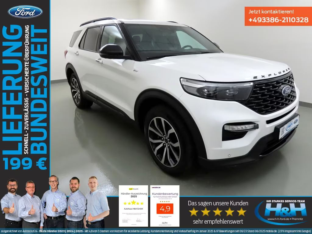 Ford Explorer 4x4 ST Line Plug in Hybrid AWD