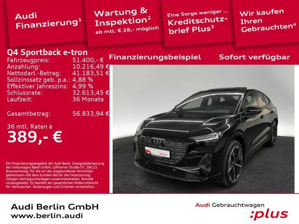 Audi Q4 e-tron Sportback Quattro