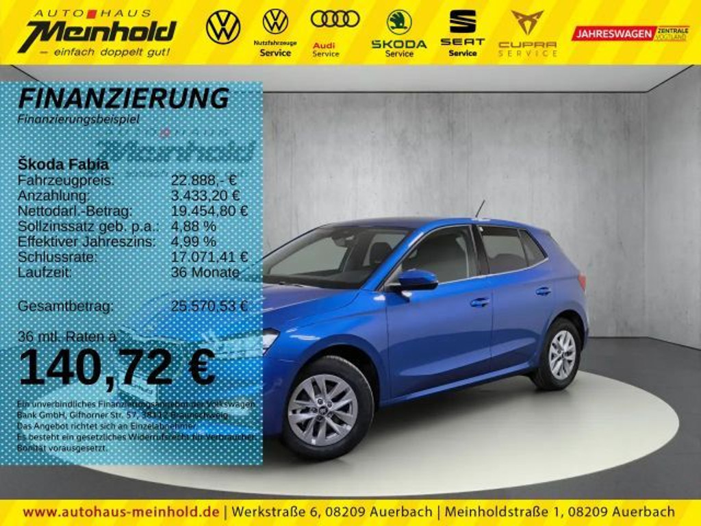 Skoda Fabia 1.0 TSI Selection
