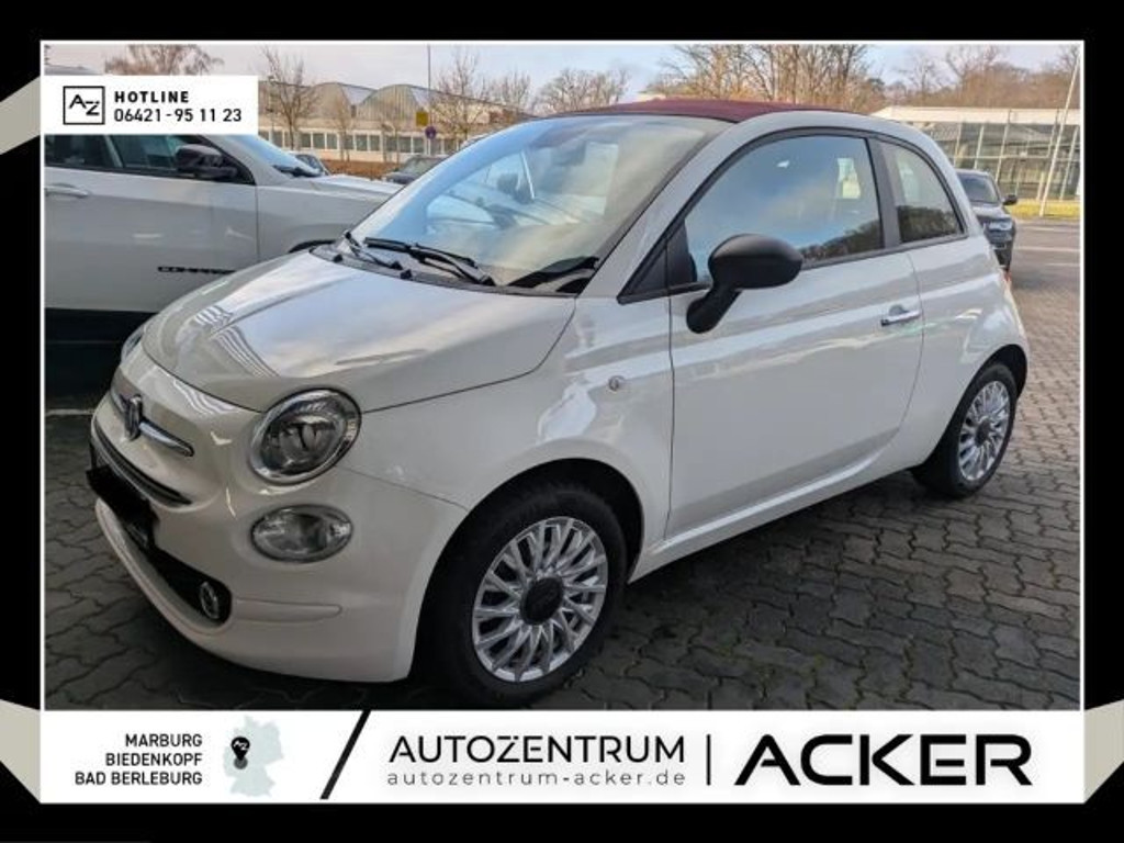 Fiat 500C 1.0 GSE Hybrid Tech-P/Komfort-P/Verdeck Rot