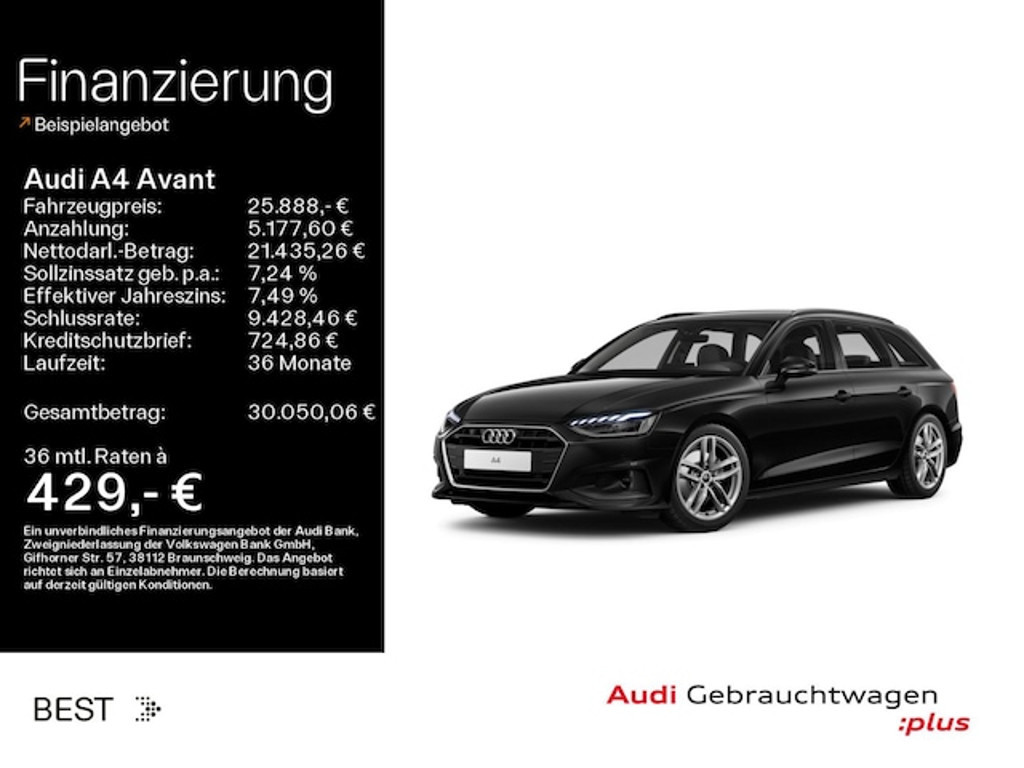 Audi A4 Avant S-Tronic 35 TFSI