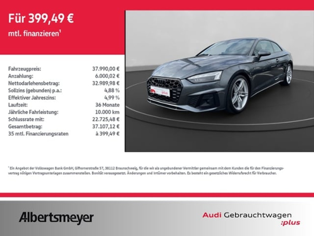 Audi A5 Coupé Quattro 50 TDI